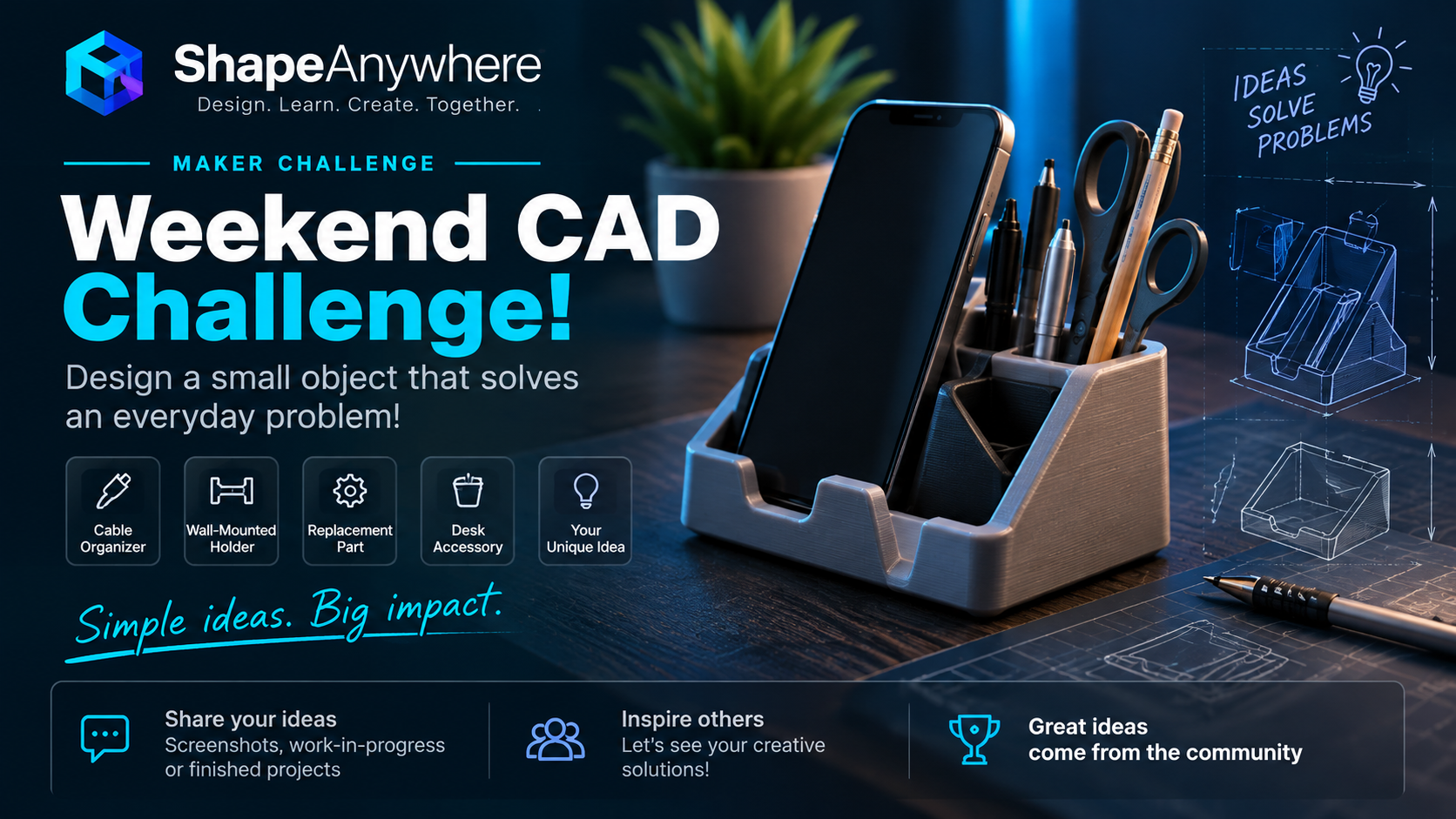🚀 Wochenend-CAD-Challenge! 🛠️